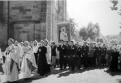 Procesja   z  obrazem podczas koronacji dnia 5.IX. 1999 r.
