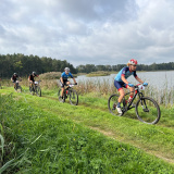 Wyścig rowerowy w Rudzie Malenieckiej
