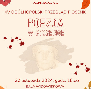 Poezja w Piosence - przegląd ogólnopolski