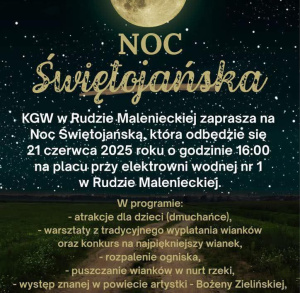 Noc Świętojańska w Rudzie Malenieckiej