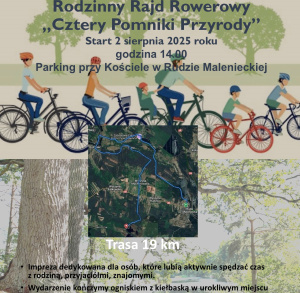 Rodzinny Rajd Rowerowy w Rudzie Malenieckiej