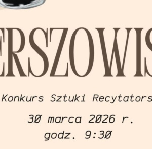 Konkurs recytatorski w Stąporkowie - trwają zgłoszenia
