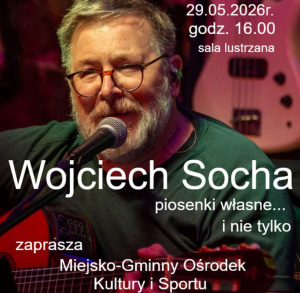 Koncert muzycznego poety i dziennikarza w Stąporkowie