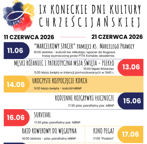IX Koneckie Dni Kultury Chrześcijańskiej