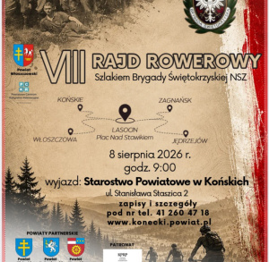 VIII Rajd Rowerowy Szlakiem Brygady Świętokrzyskiej