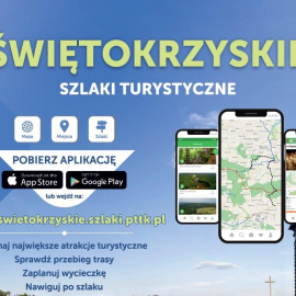 Świętokrzyskie szlaki. Nowy portal i aplikacja dla turystów.